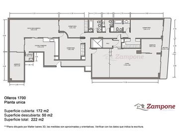 Venta Departamento 4 Ambientes con cochera Las Cañitas