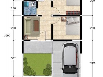 Rumah Smarthome Dekat Kampus IPB Dramaga Hanya 300 Jutaan