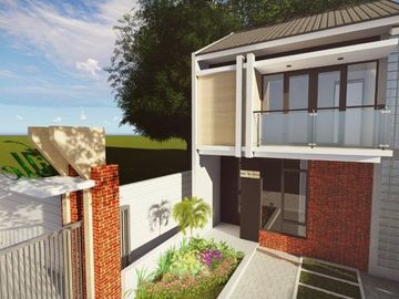Rumah modern 2 lantai harga affordable