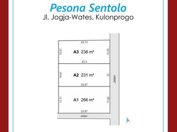 Tanah legalitas SHM Sentolo; Cocok Kost