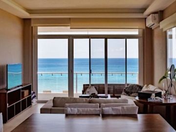 Departamento con vista al mar, alberca  y jacuzzi , en Zona Hotelera Sur