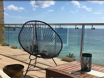 Departamento con vista al mar, alberca  y jacuzzi , en Zona Hotelera Sur