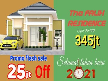 RUMAH MURAH DISKON 25 JT PROMO FLASH SALE THE FALIH RESIDENCE BANGUNJIWO YOGYAKARTA