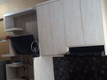 Apartemen green pramuka city bulanan type 2BR full furnished