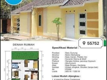 PRASADA GREEN VILLAGE Harga 150JUTAAN non subsidi SGERA BOOKING