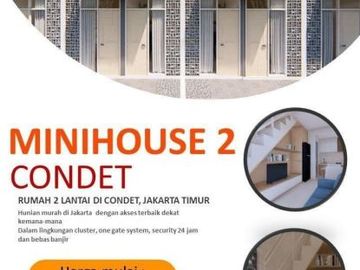Rumah Cluster Bebas banjir Di Condet Jakarta Timur