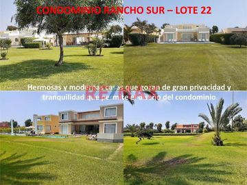 Venta Terreno / Lote en Asia S/ 495,900
Terreno en Rancho Sur
El terreno está en un gran condominio, muy Privado, de Campo y Playa exclusivo solo pa