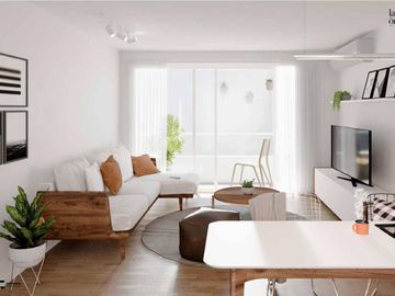 Venta apartamento a estrenar de 1 dormitorio con terraza en La Blanqueada, Montevideo