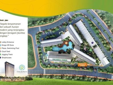 Casa De Parco Tower Magnolia Siap Huni Keren di BSD City