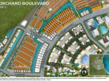 Kavling PIK2 Kavling Komersil Fatmawati 1080m2 Pantai Indah Kapuk 2 Row Jalan Lebar