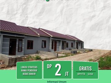 Rumah di deket tugu cokelat perbatasan kemiling