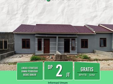 Rumah di deket tugu cokelat perbatasan kemiling