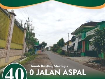 Tanah kavling murah SHM Split Nol Jalan raya Malang