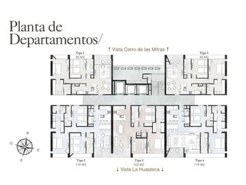 Departamentos en PREVENTA en zona Valle Poniente