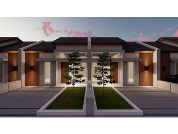Rumah tanpa Dp gratis canopy dan pagar dekat stasiun