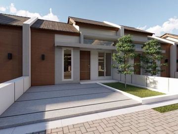Rumah tanpa Dp gratis canopy dan pagar dekat stasiun