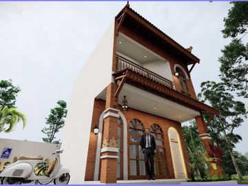 Terbaru Ruko Dengan Konsep Etnik di Bugisan