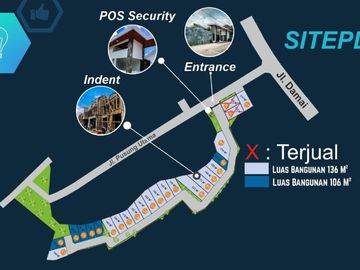 Perumahan Damai Regency Desain Modern Tipe 136/144 di Sleman One Gate System