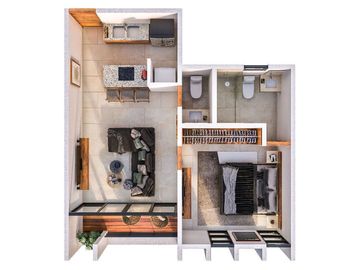 Departamento en venta Mérida Yucatán, Privada Mathea Temozón