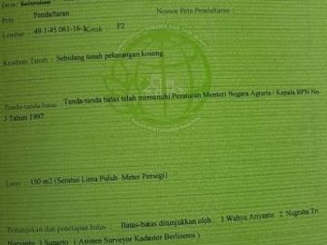 Tanah Murah Di Taraman Yogyakarta Dekat Kampus UII