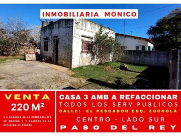 Venta casa 3 AMB centro de paso del rey