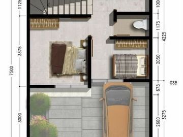RUMAH 2 LANTAI DI GALUHMAS KARAWANG BARAT