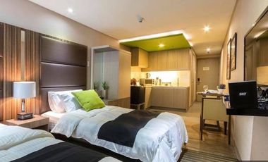 FOR LEASE! Furnished Studio in Serenity Suites, A. Venue Hotel, Makati for Php 30,000 a month