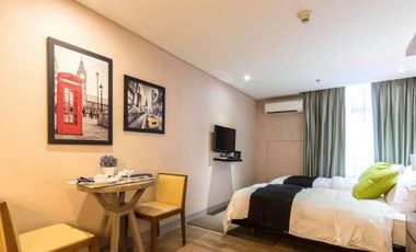 FOR LEASE! Furnished Studio in Serenity Suites, A. Venue Hotel, Makati for Php 30,000 a month