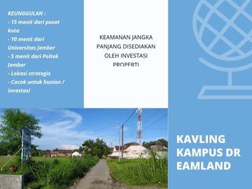 Tanah Kavling Kampus Dreamland Jember lokasi tengah kota