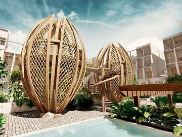 Departamento de 3 habitaciones en preventa en Temozón, al norte de Mérida