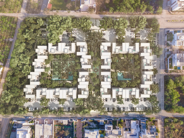 Departamento de 3 habitaciones en preventa en Temozón, al norte de Mérida