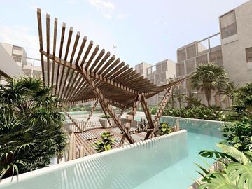 Departamento de 3 habitaciones en preventa en Temozón, al norte de Mérida