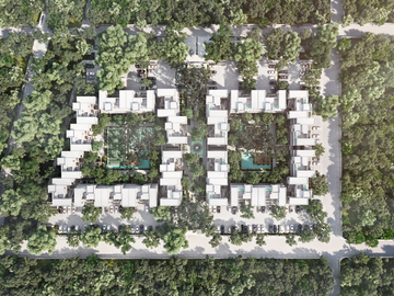 Departamento de 3 habitaciones en preventa en Temozón, al norte de Mérida