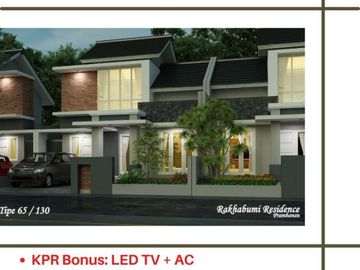Beli Rumah Gratis TV + AC Cuma di Rakhabumi 2 bisa KPR 600 Jt-an