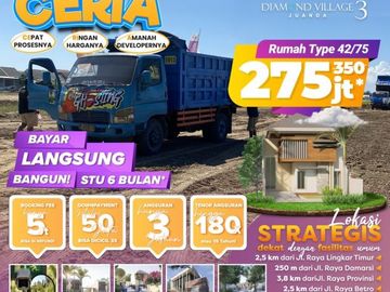 LANGSUNG PROSES, Hub. 08213993----, Rumah Murah Sidoarjo, Diamond Village Juanda 3