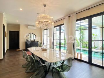 Rumah Mewah Full Furnished di Lebak Bulus | Baru Renovasi | Private Lift, Pool & Rooftop