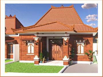 Rumah Limasan Heritage 400 Jutaan Tanah Luas di Sleman