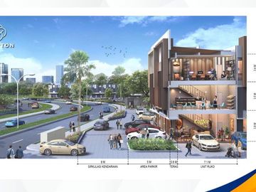 Campton Ruko 3 Lantai Lokasi Strategis di BSD City