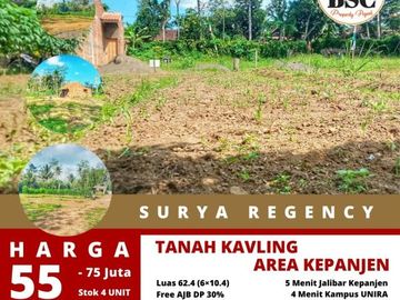 Tanah Kavling murah area Ngajum