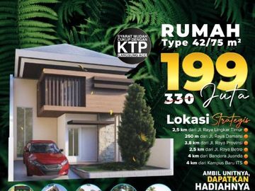 Perumahan Lingkar Timur Buduran - ONSALE! DIAMOND VILLAGE JUANDA 3, Rumah Baru Bangunan Istimewa Unit Terbatas!