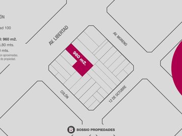 SE VENDE demolicion con TERRENO UNICO de 960m2 sobre AVENIDA
