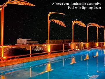 Departamento con alberca vista al mar, 350 metros de la playa, galería de arte,