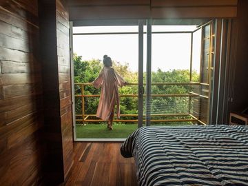 Departamento con alberca vista al mar, 350 metros de la playa, galería de arte,