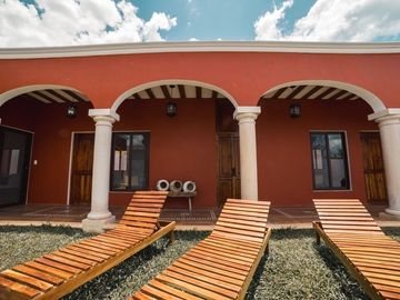 RESIDENCIA LOS ALAMOS EN VALLADOLID, MOD. TICUL. 3 HAB, TERRAZA, ALBERCA.