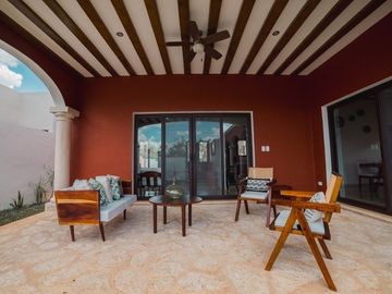 RESIDENCIA LOS ALAMOS EN VALLADOLID, MOD. TICUL. 3 HAB, TERRAZA, ALBERCA.