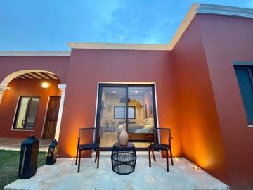 RESIDENCIA LOS ALAMOS EN VALLADOLID, MOD. TICUL. 3 HAB, TERRAZA, ALBERCA.