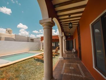RESIDENCIA LOS ALAMOS EN VALLADOLID, MOD. TICUL. 3 HAB, TERRAZA, ALBERCA.