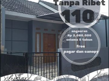 Rumah murah bisa kpr angsuran 2jutaan saja di Pesona Rancamulya