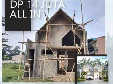 DP 12JTAN Rumah dijual murah cantik rasa villa di PAdalarang dkt TOL