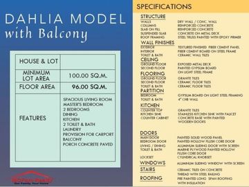 3 Bedroom House & Lot for Sale in VE3 A HOMES Dahlia Model Binangonan Rizal, pls contact Donald